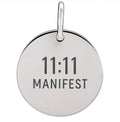 Sterling Silver 'MANIFEST' Pendant