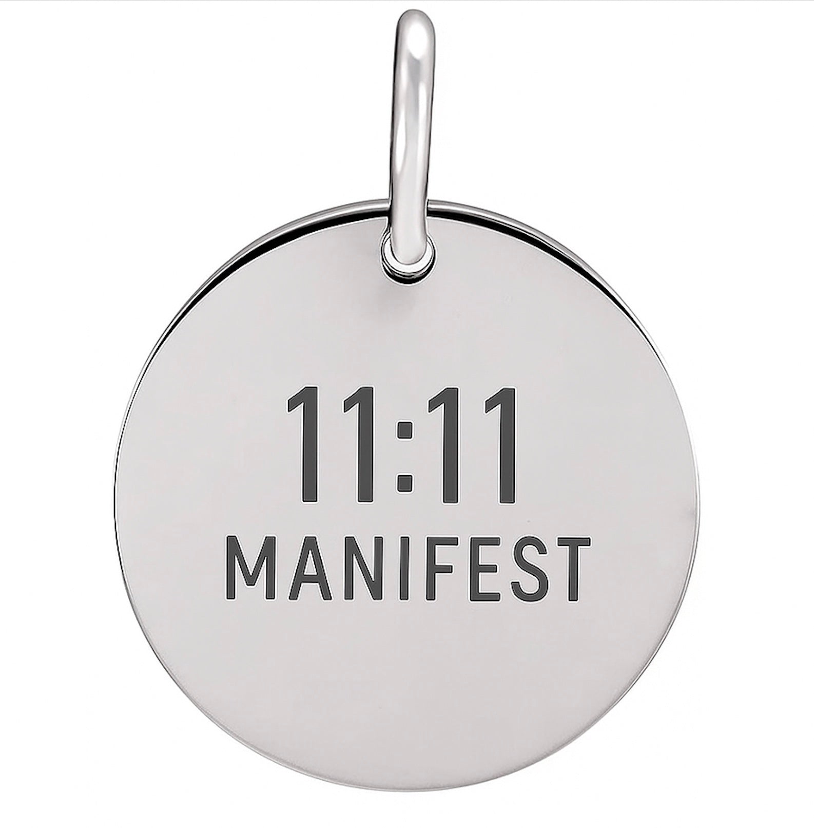 Sterling Silver 'MANIFEST' Pendant